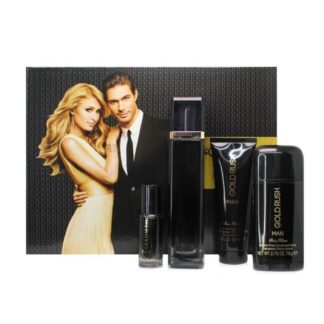 ESTUCHE PARIS HILTON GOLD RUSH HOMBRE (4 PIEZAS)