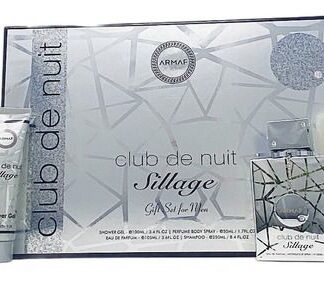 ESTUCHE ARMAF CLUB SILLAGE HOMBRE (4 PIEZAS)