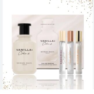ESTUCHE MICHAEL MALUL VANILLA + CREME MUJER EDP (4 PIEZAS)