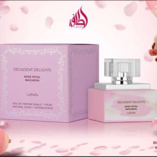 LATTAFA DECADENTS DELIGHTS ROSE PETAL MACARON MUJER 50 ML EDP