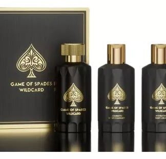 ESTUCHE JO MILANO GAME OF SPADES WILDCARD UNISEX (4 PIEZAS)